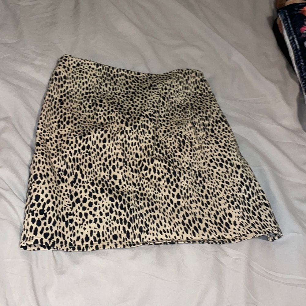 brandy melville cheetah skirt